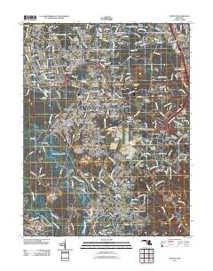 Odenton 2011 topographic map thumbnail