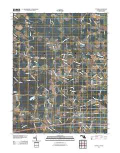 Pittsville 2011 topographic map thumbnail