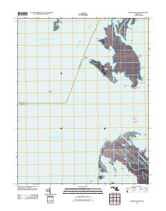Kedges Straits 2011 topographic map thumbnail