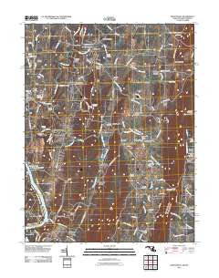 Keedysville 2011 topographic map thumbnail