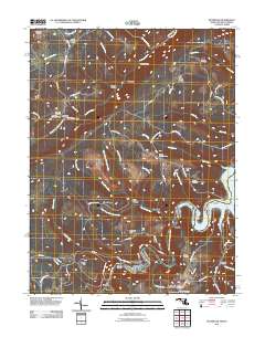 Kitzmiller 2011 topographic map thumbnail