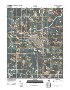 Pocomoke City 2011 topographic map thumbnail
