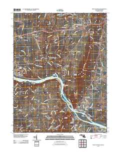 Point of Rocks 2011 topographic map thumbnail