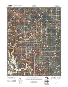 Wye Mills 2011 topographic map thumbnail