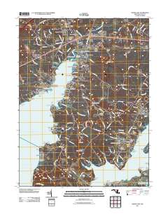 North East 2011 topographic map thumbnail