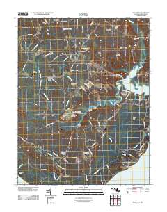 Nanjemoy 2011 topographic map thumbnail