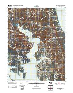 Saint Marys City 2011 topographic map thumbnail