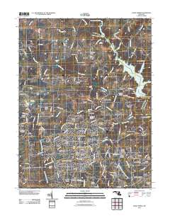 Sandy Spring 2011 topographic map thumbnail