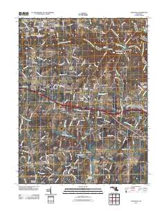 Sykesville 2011 topographic map thumbnail