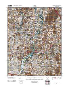Washington East 2011 topographic map thumbnail