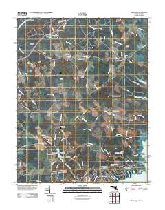 Girdletree 2011 topographic map thumbnail