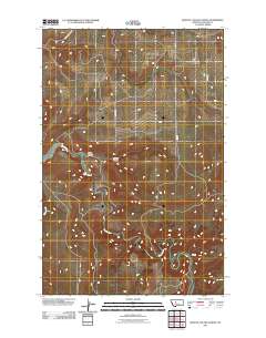 Boston Coulee School 2011 topographic map thumbnail