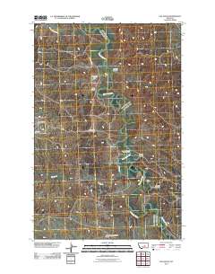 Fail Ranch 2011 topographic map thumbnail