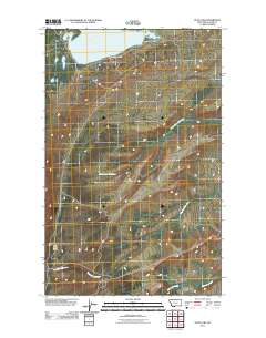 Duck Lake 2011 topographic map thumbnail