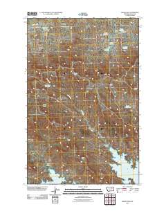 Brown Pass 2011 topographic map thumbnail