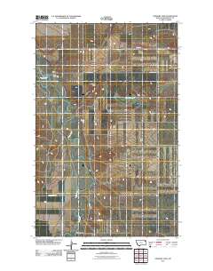 Geddart Lake 2011 topographic map thumbnail