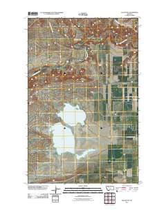 Flag Butte 2011 topographic map thumbnail