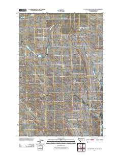 Flat Bottom Coulee NW 2011 topographic map thumbnail