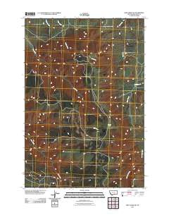 Deep Creek SW 2011 topographic map thumbnail