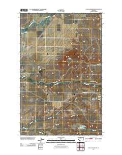 Cowan Reservoir 2011 topographic map thumbnail