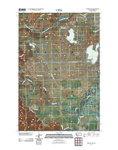 Browns Lake 2011 topographic map thumbnail
