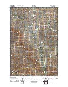 Donleys Reservoir 2011 topographic map thumbnail