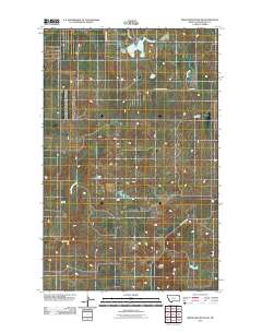 Brush Mountain SW 2011 topographic map thumbnail
