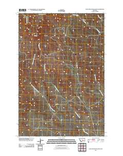 Dunn Mountain South 2011 topographic map thumbnail