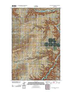Dutch Henry Coulee 2011 topographic map thumbnail