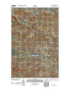 Coburn Butte 2011 topographic map thumbnail