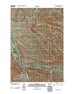 Price Creek NE 2011 topographic map thumbnail