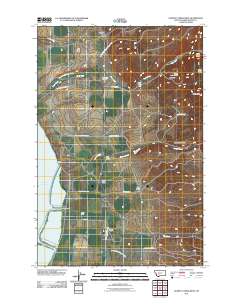 Gurnett Creek West 2011 topographic map thumbnail