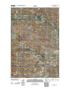 Snoose Creek 2011 topographic map thumbnail