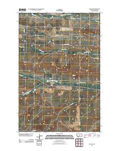 Fish Dam 2011 topographic map thumbnail