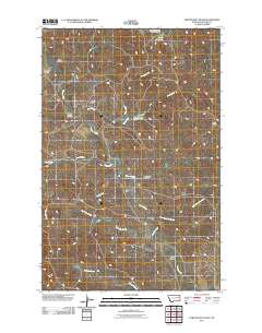 Fortyfour Coulee 2011 topographic map thumbnail