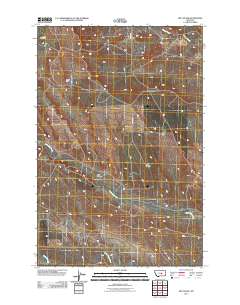 Jim Coulee 2011 topographic map thumbnail