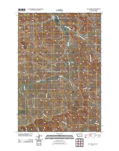 Jack Creek NW 2011 topographic map thumbnail