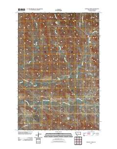 Whitney Creek 2011 topographic map thumbnail