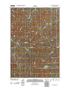 Mills Creek West 2011 topographic map thumbnail