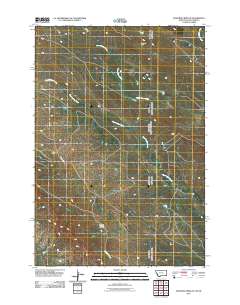 Elkhorn Creek SE 2011 topographic map thumbnail