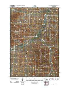 Hammond Draw SW 2011 topographic map thumbnail