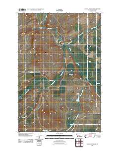 Hanson Reservoir 2011 topographic map thumbnail