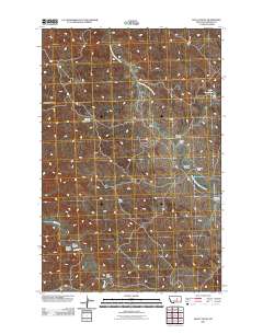 Lelig Coulee 2011 topographic map thumbnail