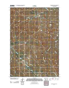 Lightning Butte 2011 topographic map thumbnail