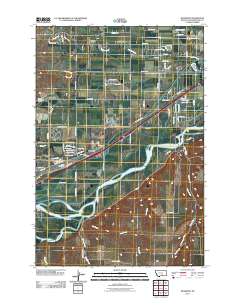 Mossmain 2011 topographic map thumbnail
