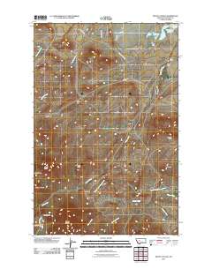 Mount Cecelia 2011 topographic map thumbnail