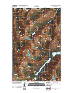 Mount Cleveland 2011 topographic map thumbnail