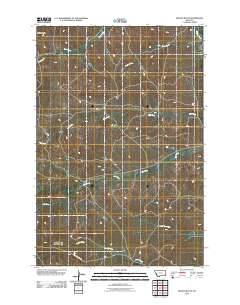 Nelson Butte 2011 topographic map thumbnail