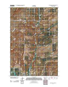 Horseshoe Creek 2011 topographic map thumbnail