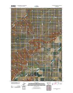 Locomotive Butte 2011 topographic map thumbnail